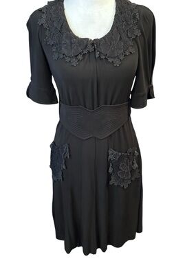 Betsey Johnson Y2K Era Black Label with Lace detail